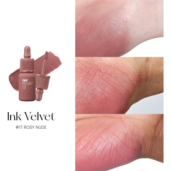 Peripera Ink Velvet Lip Tint - 17 Rosy Nude Peripera Ink Velvet Lip Tint - 17 Rosy Nude