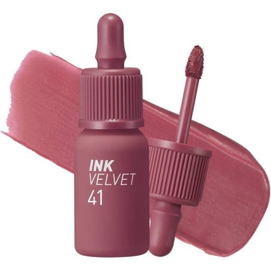Peripera Ink the Velvet Lip Tint | High Pigment Color, Longwear, Weightless, Not Animal Tested, Gluten-Free, Paraben-Free | #031 WINE NUDE, 0.14 fl oz