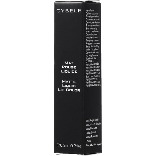 Cybele matte liquid lip color 104 old pink