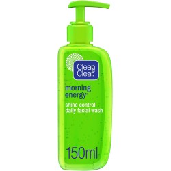 CLEAN & CLEAR, Daily Facial Wash, Morning Energy, Shine Control, 150ml