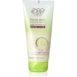 Eva Skin Care - Face Wash and Makeup Remover, with Yogurt and Cucumber, 150ml