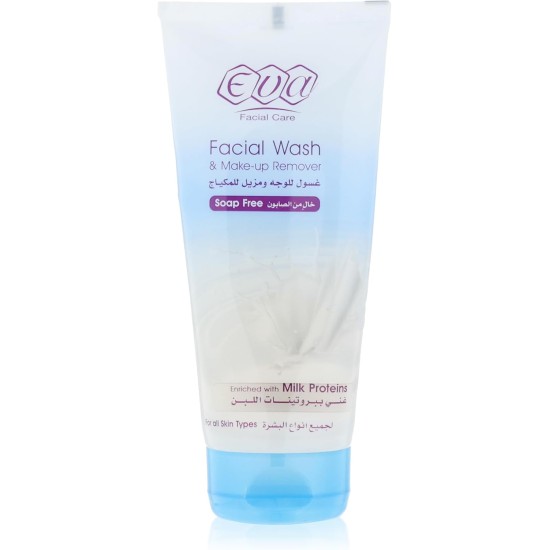 Eva Skin Care - Face Wash and Makeup Remover, with Yogurt and Cucumber, 150ml