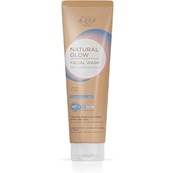 Eva Skin Care Natural Glow Facial Wash for Combined Skin 100 ml