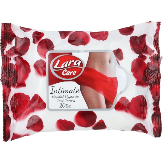 Lara feminine wipes intimate sensitive places 20 wipes