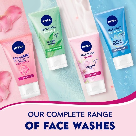 NIVEA Face Wash Cleanser, Purifying Cleansing, Combination Skin, 150ml