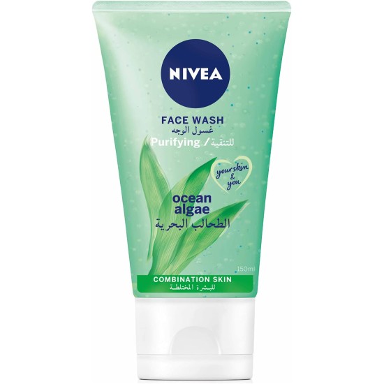 NIVEA Face Wash Cleanser, Purifying Cleansing, Combination Skin, 150ml