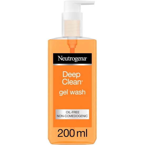 Neutrogena Face Wash, Deep Clean, Gel, 200ml