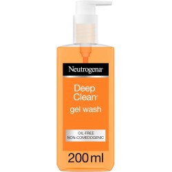 Neutrogena Face Wash, Deep Clean, Gel, 200ml