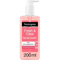 Neutrogena Face Wash, Visibly Clear, Pink Grapefruit, 200ml