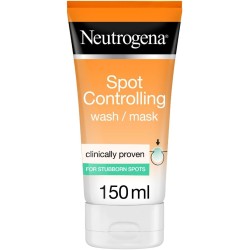 Neutrogena, Facial Wash, Visibly Clear, 2-in-1 Wash Mask, 150ml