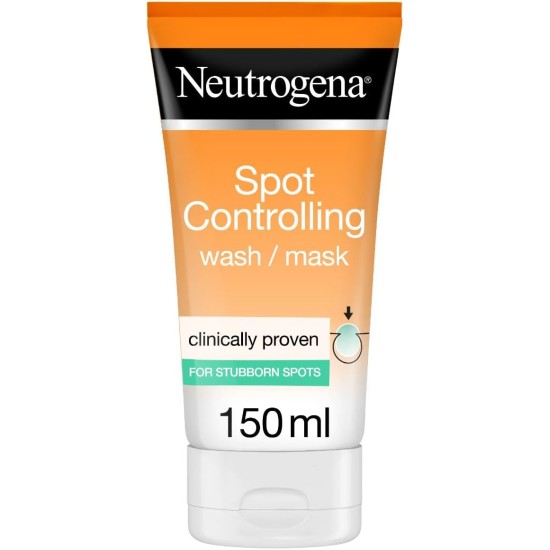 Neutrogena, Facial Wash, Visibly Clear, 2-in-1 Wash Mask, 150ml