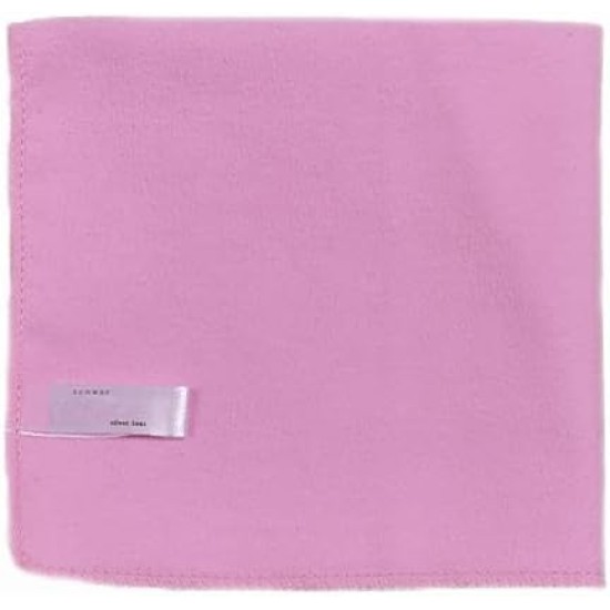 Pink Face Towel - Soft face napkin (pink-blue) - ECOWAY (Blue)