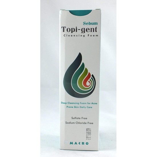 macro Topi-Gent Cleansing Foam Brush Pump (150ml)