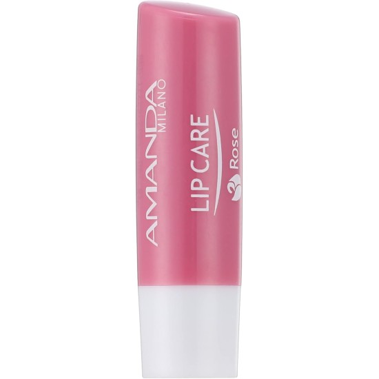 Amanda Milano Lip Balm with Shea Butter and Vitamin E - 05 Rose, 4.8 gm