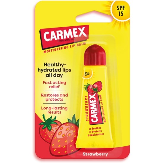 Carmex Strawberry Squeeze Lip Balm with SPF 15