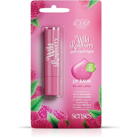 Eva Skin Care Senses Lip Balm - Wild Raspberry 4gm