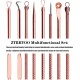 Blackhead Remover Pimple Comedone Extractor Tool Best Acne Removal Kit - Treatment for Blemish, Whitehead Popping, Zit Removing for Risk Free Nose Face Skin with Case (Rose, 4 Piece Set) Blackhead Remover Pimple Comedone Extractor Tool Best Acne Removal Kit - Treatment for Blemish, Whitehead Popping, Zit Removing for Risk Free Nose Face Skin with Case (Rose, 4 Piece Set)