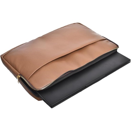 Accelerate Plain Bright Pink Leather Protective 15-15.6 inch Premium Laptop Sleeve Case with Zipper Pocket and Handle | Slim Design Laptop Bag compatible with MacBooks and Laptops Accelerate Plain Bright Pink Leather Protective 15-15.6 inch Premium Laptop Sleeve Case with Zipper Pocket and Handle | Slim Design Laptop Bag compatible with MacBooks and Laptops