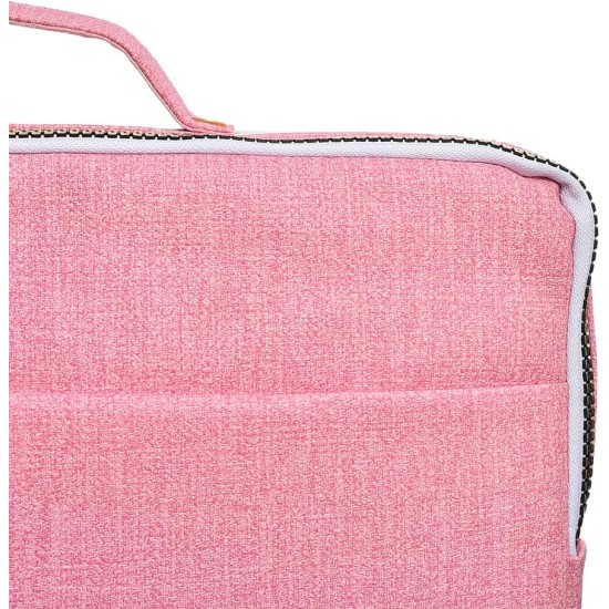 Accelerate Plain Bright Pink Leather Protective 15-15.6 inch Premium Laptop Sleeve Case with Zipper Pocket and Handle | Slim Design Laptop Bag compatible with MacBooks and Laptops Accelerate Plain Bright Pink Leather Protective 15-15.6 inch Premium Laptop Sleeve Case with Zipper Pocket and Handle | Slim Design Laptop Bag compatible with MacBooks and Laptops