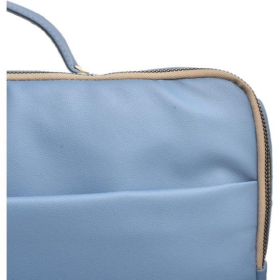 Accelerate Plain Bright Pink Leather Protective 15-15.6 inch Premium Laptop Sleeve Case with Zipper Pocket and Handle | Slim Design Laptop Bag compatible with MacBooks and Laptops Accelerate Plain Bright Pink Leather Protective 15-15.6 inch Premium Laptop Sleeve Case with Zipper Pocket and Handle | Slim Design Laptop Bag compatible with MacBooks and Laptops