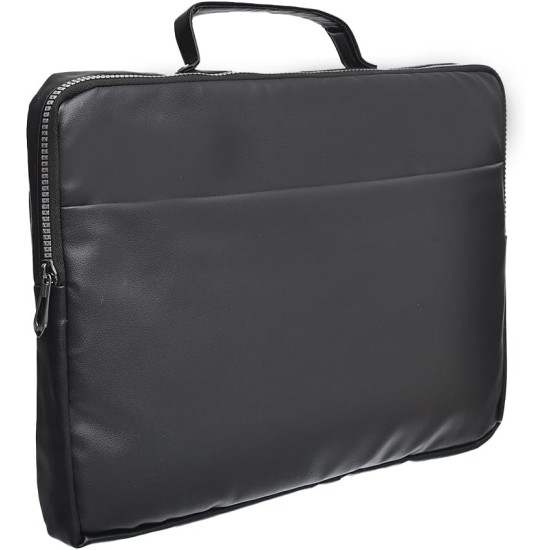 Accelerate Plain Bright Pink Leather Protective 15-15.6 inch Premium Laptop Sleeve Case with Zipper Pocket and Handle | Slim Design Laptop Bag compatible with MacBooks and Laptops Accelerate Plain Bright Pink Leather Protective 15-15.6 inch Premium Laptop Sleeve Case with Zipper Pocket and Handle | Slim Design Laptop Bag compatible with MacBooks and Laptops