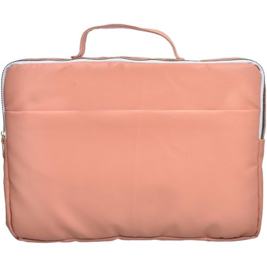 Accelerate Plain Bright Pink Leather Protective 15-15.6 inch Premium Laptop Sleeve Case with Zipper Pocket and Handle | Slim Design Laptop Bag compatible with MacBooks and Laptops Accelerate Plain Bright Pink Leather Protective 15-15.6 inch Premium Laptop Sleeve Case with Zipper Pocket and Handle | Slim Design Laptop Bag compatible with MacBooks and Laptops