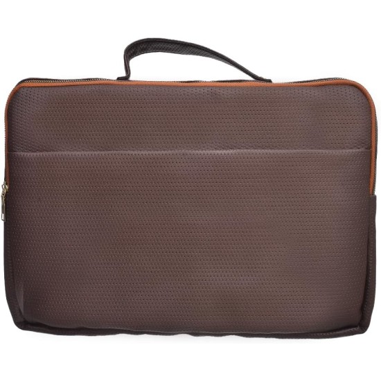 Accelerate Plain Bright Pink Leather Protective 15-15.6 inch Premium Laptop Sleeve Case with Zipper Pocket and Handle | Slim Design Laptop Bag compatible with MacBooks and Laptops Accelerate Plain Bright Pink Leather Protective 15-15.6 inch Premium Laptop Sleeve Case with Zipper Pocket and Handle | Slim Design Laptop Bag compatible with MacBooks and Laptops