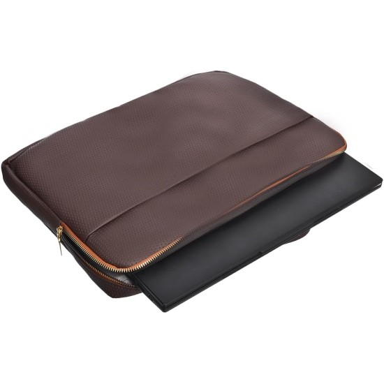 Accelerate Plain Bright Pink Leather Protective 15-15.6 inch Premium Laptop Sleeve Case with Zipper Pocket and Handle | Slim Design Laptop Bag compatible with MacBooks and Laptops Accelerate Plain Bright Pink Leather Protective 15-15.6 inch Premium Laptop Sleeve Case with Zipper Pocket and Handle | Slim Design Laptop Bag compatible with MacBooks and Laptops
