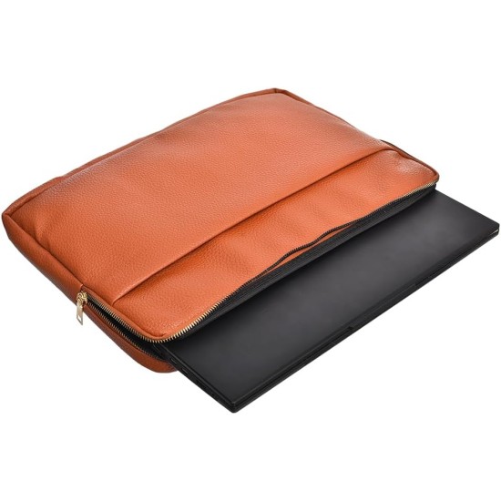 Accelerate Plain Bright Pink Leather Protective 15-15.6 inch Premium Laptop Sleeve Case with Zipper Pocket and Handle | Slim Design Laptop Bag compatible with MacBooks and Laptops Accelerate Plain Bright Pink Leather Protective 15-15.6 inch Premium Laptop Sleeve Case with Zipper Pocket and Handle | Slim Design Laptop Bag compatible with MacBooks and Laptops
