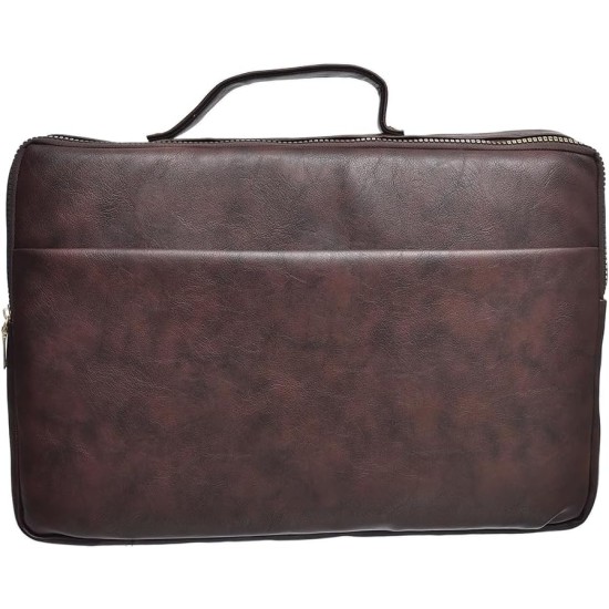 Accelerate Plain Bright Pink Leather Protective 15-15.6 inch Premium Laptop Sleeve Case with Zipper Pocket and Handle | Slim Design Laptop Bag compatible with MacBooks and Laptops Accelerate Plain Bright Pink Leather Protective 15-15.6 inch Premium Laptop Sleeve Case with Zipper Pocket and Handle | Slim Design Laptop Bag compatible with MacBooks and Laptops
