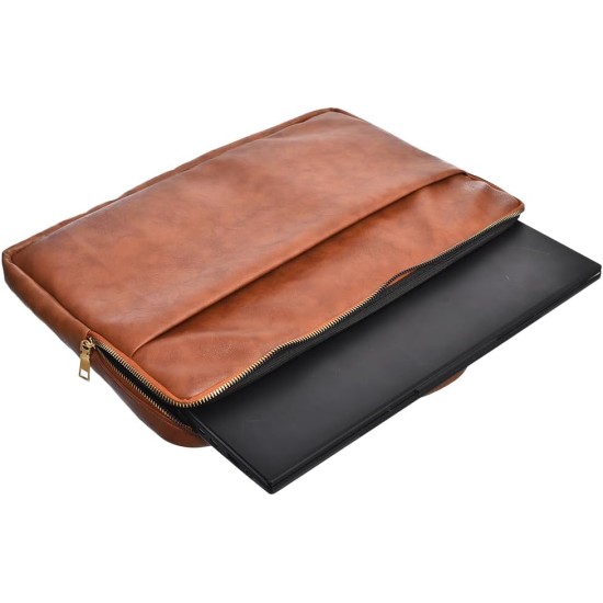 Accelerate Plain Bright Pink Leather Protective 15-15.6 inch Premium Laptop Sleeve Case with Zipper Pocket and Handle | Slim Design Laptop Bag compatible with MacBooks and Laptops Accelerate Plain Bright Pink Leather Protective 15-15.6 inch Premium Laptop Sleeve Case with Zipper Pocket and Handle | Slim Design Laptop Bag compatible with MacBooks and Laptops