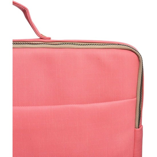 Accelerate Plain Bright Pink Leather Protective 15-15.6 inch Premium Laptop Sleeve Case with Zipper Pocket and Handle | Slim Design Laptop Bag compatible with MacBooks and Laptops Accelerate Plain Bright Pink Leather Protective 15-15.6 inch Premium Laptop Sleeve Case with Zipper Pocket and Handle | Slim Design Laptop Bag compatible with MacBooks and Laptops