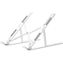 Adjustable multi-angle laptop stand (10-15.6in, white)