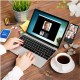 Aporia - Stick on Laptop Invisible Foldable Side Arm Magnetic Phone Holder Mount for Computer | Instant 2nd Monitor Mobile Solution | Aluminum Alloy with Strong Magnet Aporia - Stick on Laptop Invisible Foldable Side Arm Magnetic Phone Holder Mount for Computer | Instant 2nd Monitor Mobile Solution | Aluminum Alloy with Strong Magnet