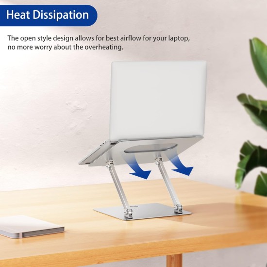 BESIGN LS10 Aluminum Laptop/Computer Stand, Ergonomic Adjustable Notebook Stand, Riser Holder, Compatible with Air, Pro, Dell, HP, Lenovo More 10-14" Laptops, Silver BESIGN LS10 Aluminum Laptop/Computer Stand, Ergonomic Adjustable Notebook Stand, Riser Holder, Compatible with Air, Pro, Dell, HP, Lenovo More 10-14" Laptops, Silver