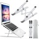 Laptop Stand, Laptop Holder Riser Computer Stand, Adjustable Aluminum Foldable Portable Notebook Stand, Compatible with MacBook Air Pro, HP, Lenovo, Dell, More 10-15.6” Laptops and Tablets (Silver) Laptop Stand, Laptop Holder Riser Computer Stand, Adjustable Aluminum Foldable Portable Notebook Stand, Compatible with MacBook Air Pro, HP, Lenovo, Dell, More 10-15.6” Laptops and Tablets (Silver)