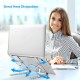 Laptop Stand, Laptop Holder Riser Computer Stand, Adjustable Aluminum Foldable Portable Notebook Stand, Compatible with MacBook Air Pro, HP, Lenovo, Dell, More 10-15.6” Laptops and Tablets (Silver) Laptop Stand, Laptop Holder Riser Computer Stand, Adjustable Aluminum Foldable Portable Notebook Stand, Compatible with MacBook Air Pro, HP, Lenovo, Dell, More 10-15.6” Laptops and Tablets (Silver)