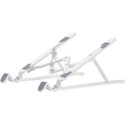 Laptop Stand, Laptop Holder Riser Computer Stand, Adjustable Plastic Foldable Portable Notebook Stand, Compatible with MacBook Air Pro, HP, Lenovo, Dell, Laptops and Tablets