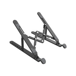 Laptop Stand, Laptop Holder Riser Computer Stand, Adjustable Plastic Foldable Portable Notebook Stand, Compatible with MacBook Air Pro, HP, Lenovo, Dell Laptops