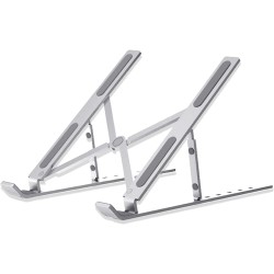 Laptop stand, adjustable aluminum laptop tablet stand, laptop holder, foldable laptop riser, notebook stand portable laptop holder compatible with 7-15.6 inches laptop, tablet, notebook