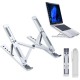 Laptop stand, adjustable aluminum laptop tablet stand, laptop holder, foldable laptop riser, notebook stand portable laptop holder compatible with 7-15.6 inches laptop, tablet, notebook Laptop stand, adjustable aluminum laptop tablet stand, laptop holder, foldable laptop riser, notebook stand portable laptop holder compatible with 7-15.6 inches laptop, tablet, notebook
