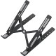 Multi-Angle 7 Levels Adjustable Laptop Stand Fits 15 inch Laptops (Black). Multi-Angle 7 Levels Adjustable Laptop Stand Fits 15 inch Laptops (Black).