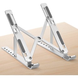 Portable Laptop Stand, PHOCAR Laptop Holder for Desk, Aluminum Adjustable Laptop Stand for iPad, MacBook Pro,Tablets and Laptops, Such as Lenovo ThinkPad, Dell Inspiron XPS