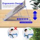 YIKUROOS Laptop Stand, Laptop Stand for Desk, Adjustable Ergonomic Portable Aluminum Laptop Stand, 7 Angle Anti-Slip Computer Stand, Compatible with 9-15.6 inch Laptop, Silver YIKUROOS Laptop Stand, Laptop Stand for Desk, Adjustable Ergonomic Portable Aluminum Laptop Stand, 7 Angle Anti-Slip Computer Stand, Compatible with 9-15.6 inch Laptop, Silver