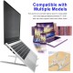 YIKUROOS Laptop Stand, Laptop Stand for Desk, Adjustable Ergonomic Portable Aluminum Laptop Stand, 7 Angle Anti-Slip Computer Stand, Compatible with 9-15.6 inch Laptop, Silver YIKUROOS Laptop Stand, Laptop Stand for Desk, Adjustable Ergonomic Portable Aluminum Laptop Stand, 7 Angle Anti-Slip Computer Stand, Compatible with 9-15.6 inch Laptop, Silver