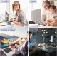 YIKUROOS Laptop Stand, Laptop Stand for Desk, Adjustable Ergonomic Portable Aluminum Laptop Stand, 7 Angle Anti-Slip Computer Stand, Compatible with 9-15.6 inch Laptop, Silver YIKUROOS Laptop Stand, Laptop Stand for Desk, Adjustable Ergonomic Portable Aluminum Laptop Stand, 7 Angle Anti-Slip Computer Stand, Compatible with 9-15.6 inch Laptop, Silver