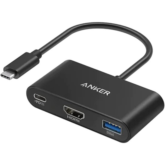 Anker USB C Hub, PowerExpand 3-in-1 USB C Hub, with 4K HDMI, 100W Power Delivery, USB 3.0 Data Port, for iPad Pro, MacBook Pro, MacBook Air, XPS, Note 20, Spectre, and More Anker USB C Hub, PowerExpand 3-in-1 USB C Hub, with 4K HDMI, 100W Power Delivery, USB 3.0 Data Port, for iPad Pro, MacBook Pro, MacBook Air, XPS, Note 20, Spectre, and More