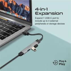 Promate 4-in-1 USB-C Hub