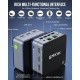 GMKtec Mini PC N100, Dual LAN Windows 11 Pro Intel N100 (3.4GHz) 4C/4T, Desktop Computer 12GB DDR5 1TB Hard Drive, Micro PC 4K, Triple Display, WiFi6, BT5.2, Energy Efficient Red/Black GMKtec Mini PC N100, Dual LAN Windows 11 Pro Intel N100 (3.4GHz) 4C/4T, Desktop Computer 12GB DDR5 1TB Hard Drive, Micro PC 4K, Triple Display, WiFi6, BT5.2, Energy Efficient Red/Black