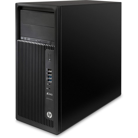 HP Z240 Tower WorkStation - Intel Core i5-6600, 1TB, 8GB, Eng-Arb-KB, Windows 10 Pro, Black HP Z240 Tower WorkStation - Intel Core i5-6600, 1TB, 8GB, Eng-Arb-KB, Windows 10 Pro, Black